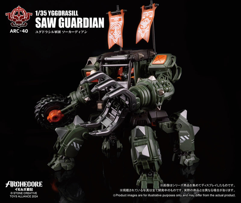 ARCHECORE SAGA OF YMIRUS TOYS ALLIANCE LIMITED ARC-40 1/35 SCALE YGGDRASILL SAW GUARDIAN