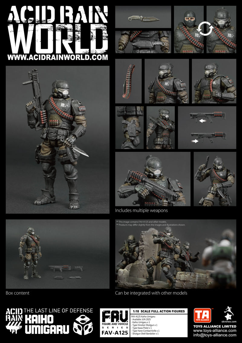 ACID RAIN TOYS ALLIANCE LIMITED 1/18 SCALE FAV-A125 KAIHO UMIGARU