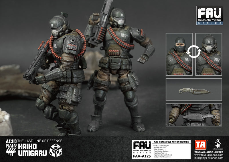 ACID RAIN TOYS ALLIANCE LIMITED 1/18 SCALE FAV-A125 KAIHO UMIGARU