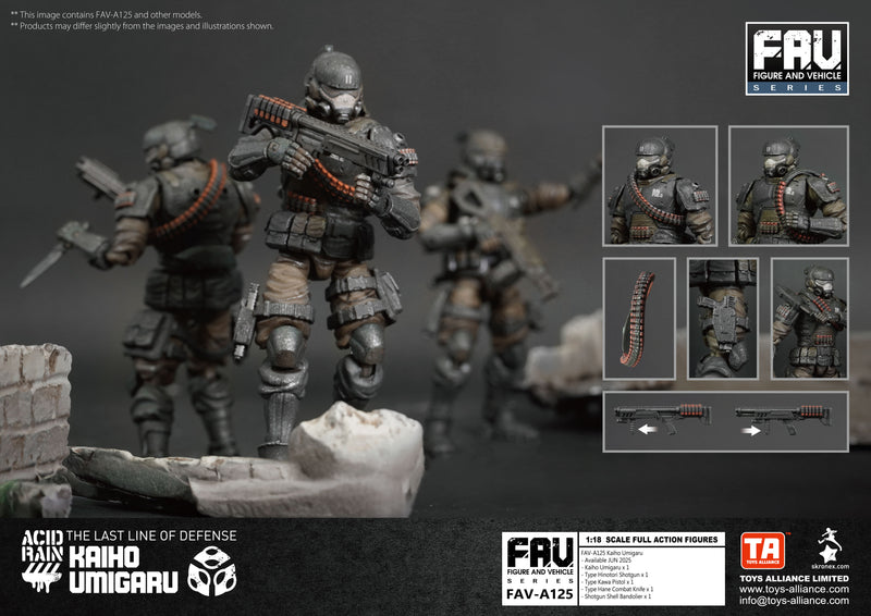 ACID RAIN TOYS ALLIANCE LIMITED 1/18 SCALE FAV-A125 KAIHO UMIGARU