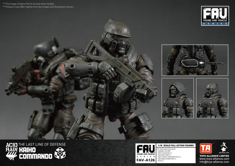 ACID RAIN TOYS ALLIANCE LIMITED 1/18 SCALE FAV-A126 KAIHO COMMANDO