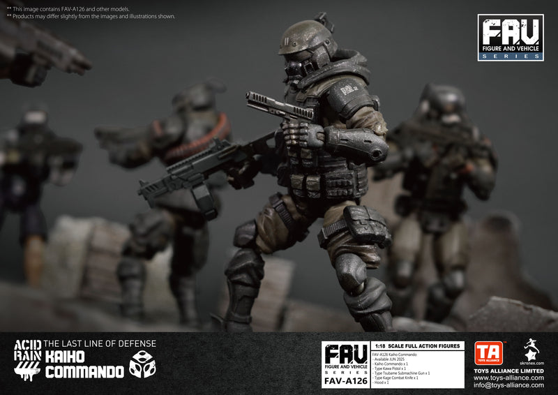 ACID RAIN TOYS ALLIANCE LIMITED 1/18 SCALE FAV-A126 KAIHO COMMANDO