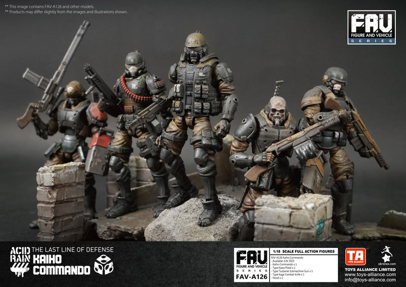 ACID RAIN TOYS ALLIANCE LIMITED 1/18 SCALE FAV-A126 KAIHO COMMANDO