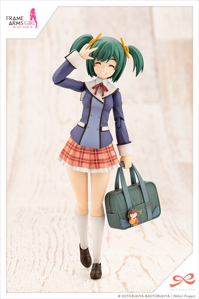 Frame Arms Girl Kotobukiya Sousai Shojo Teien x Kotobuki Bukiko Wakaba Girls' High School Winter Clothes