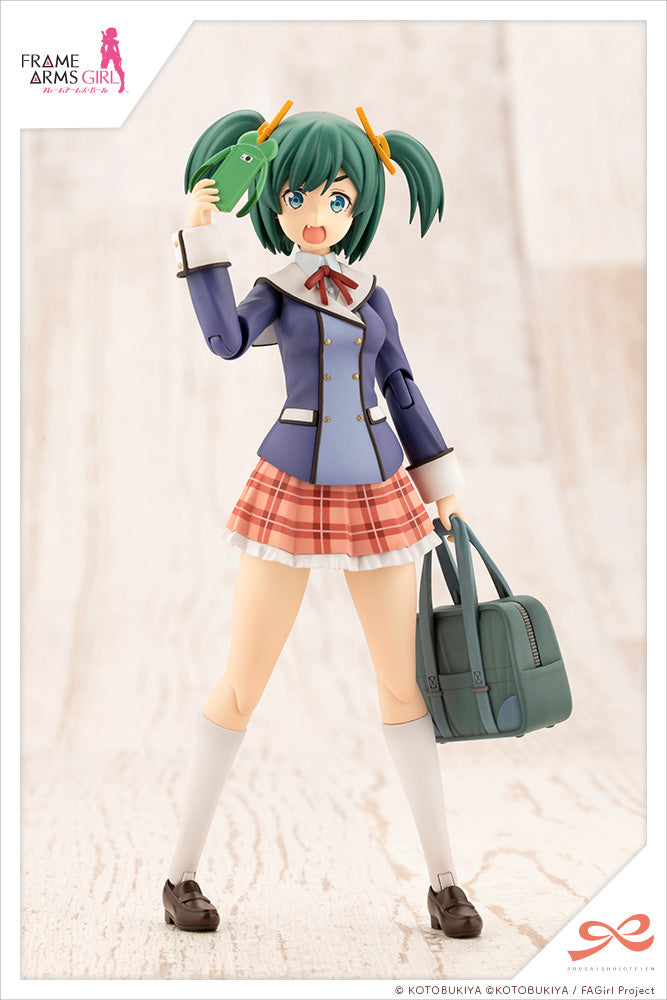 Frame Arms Girl Kotobukiya Sousai Shojo Teien x Kotobuki Bukiko Wakaba Girls' High School Winter Clothes