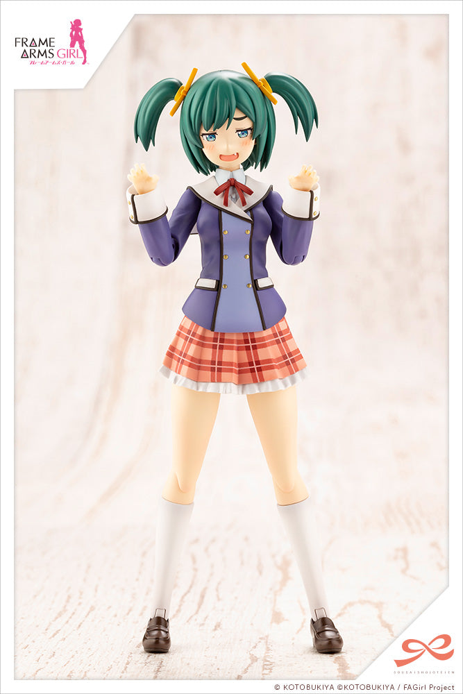 Frame Arms Girl Kotobukiya Sousai Shojo Teien x Kotobuki Bukiko Wakaba Girls' High School Winter Clothes