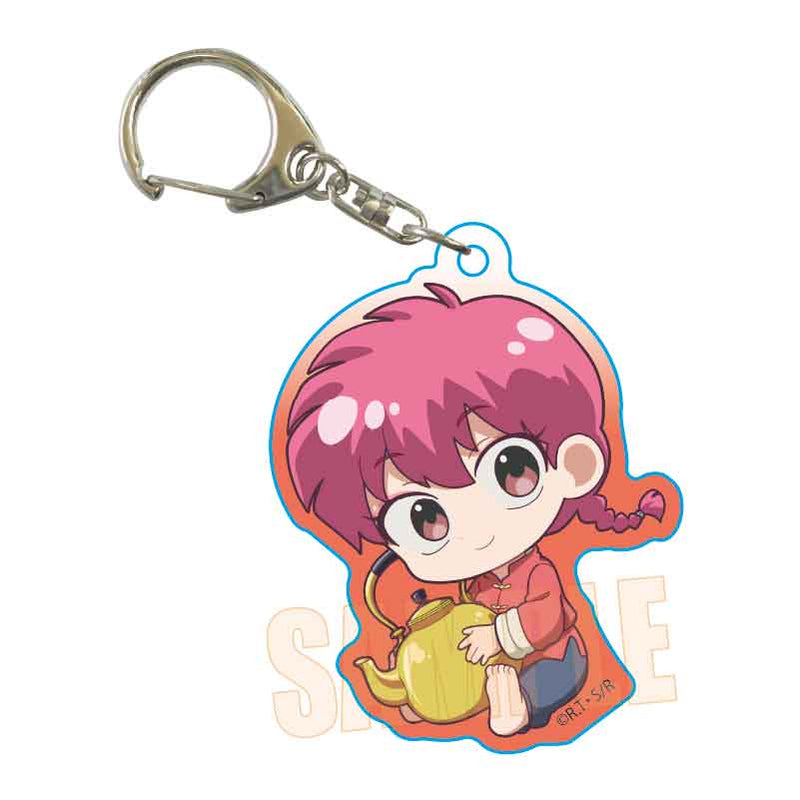 Ranma 1/2 Bell House GyuGyutto Acrylic Key Chain