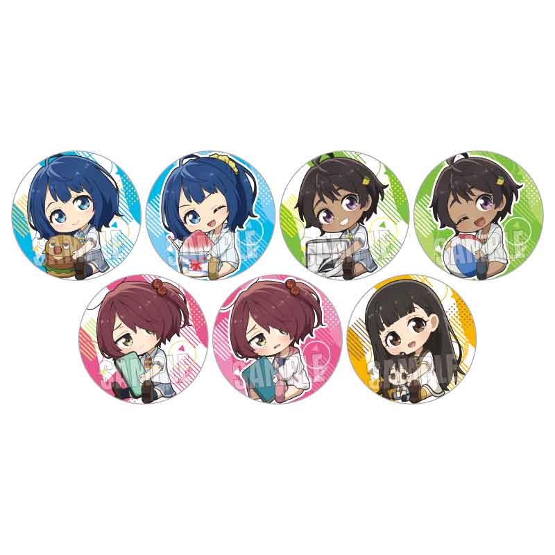 Too Many Losing Heroines! Bell House GyuGyutto Trading Can Badge