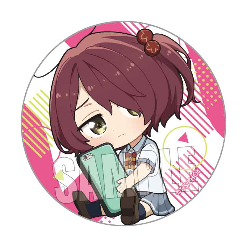 Too Many Losing Heroines! Bell House GyuGyutto Trading Can Badge