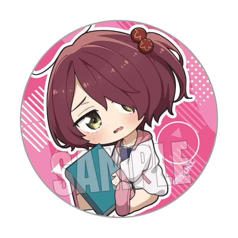 Too Many Losing Heroines! Bell House GyuGyutto Trading Can Badge