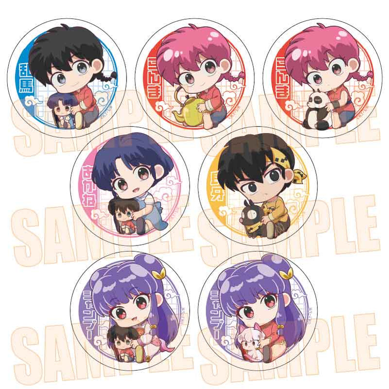 Ranma 1/2 Bell House GyuGyutto Trading Can Badge