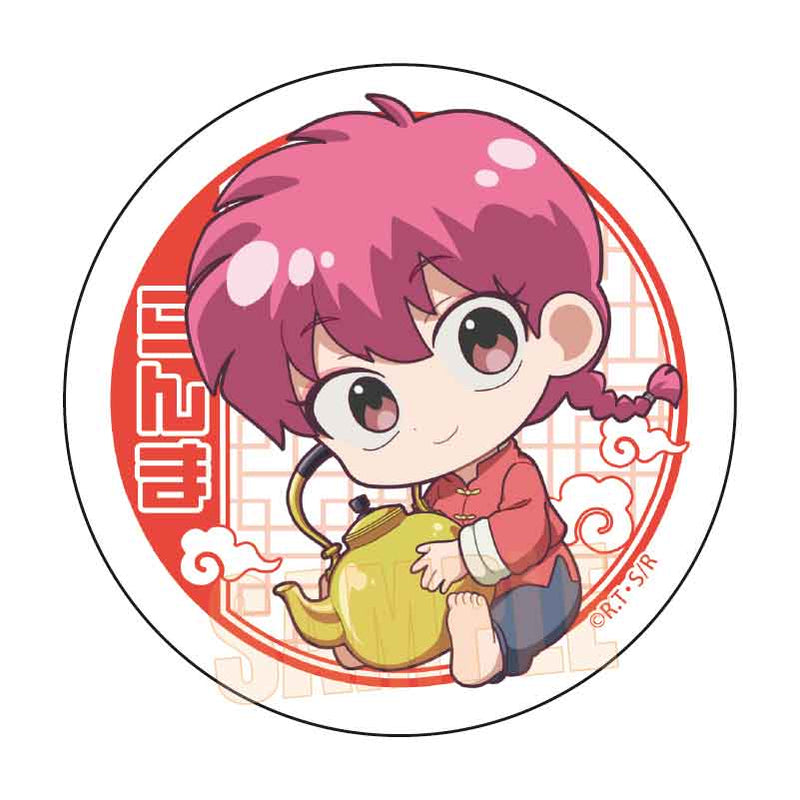 Ranma 1/2 Bell House GyuGyutto Trading Can Badge