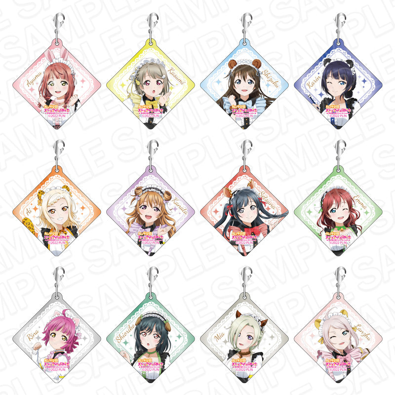 Love Live! Nijigasaki Academy School Idol Club Contents Seed Acrylic Charm Strap Animal Maid Ver.