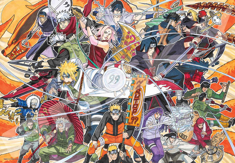 NARUTO Shouwa Jigsaw Puzzle 1000 Piece 1000T-502 NARUTO NARUTOP99