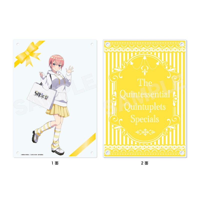 The Quintessential Quintuplets Specials CS.FRONT Twin Acrylic Board