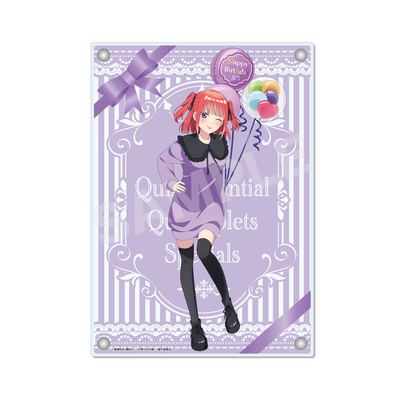 The Quintessential Quintuplets Specials CS.FRONT Twin Acrylic Board