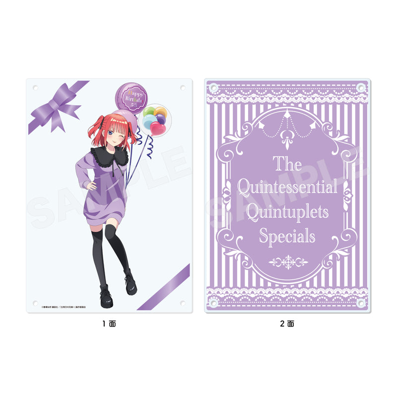 The Quintessential Quintuplets Specials CS.FRONT Twin Acrylic Board