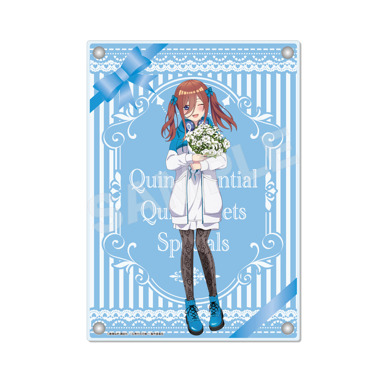 The Quintessential Quintuplets Specials CS.FRONT Twin Acrylic Board