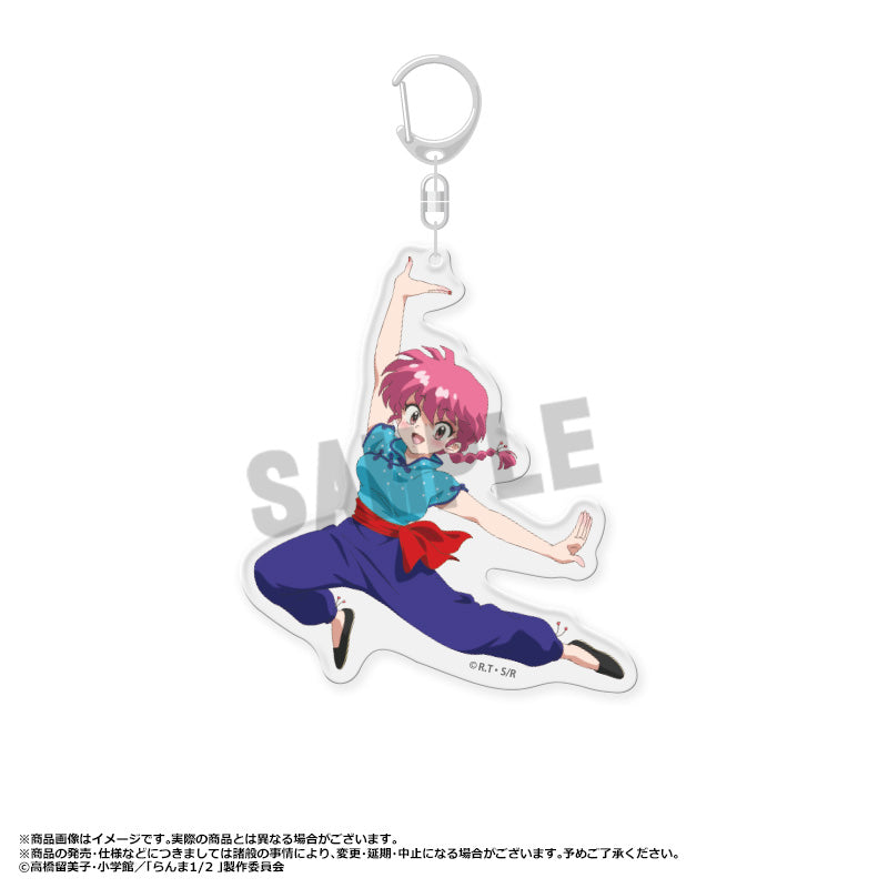 Ranma 1/2 ANICRAFT Big Acrylic Key Chain