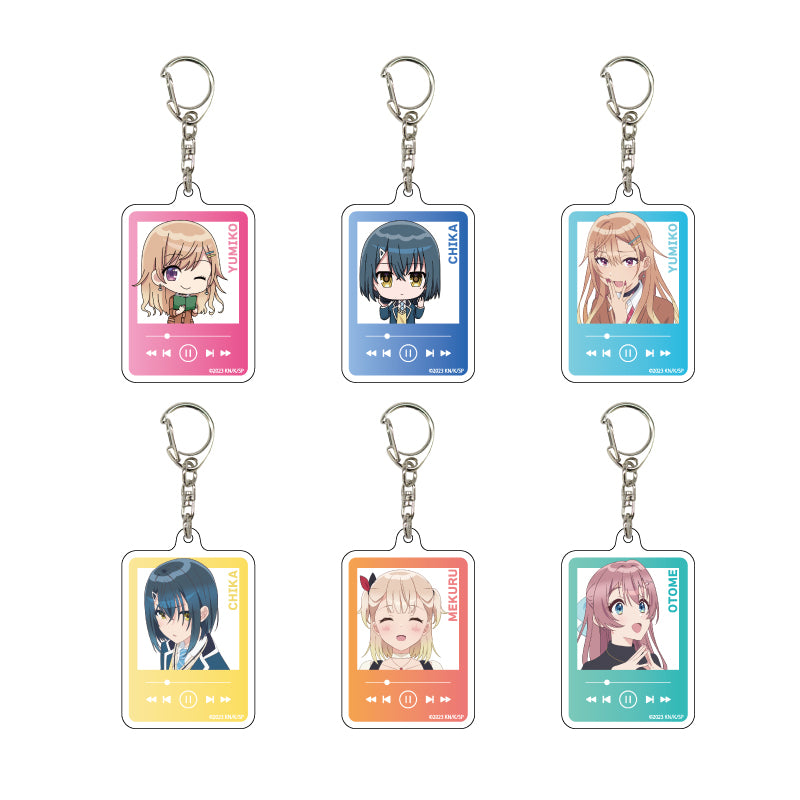 The Many Sides of Voice Actor Radio A3 Acrylic Key Chain 01 Official & Original Illustration