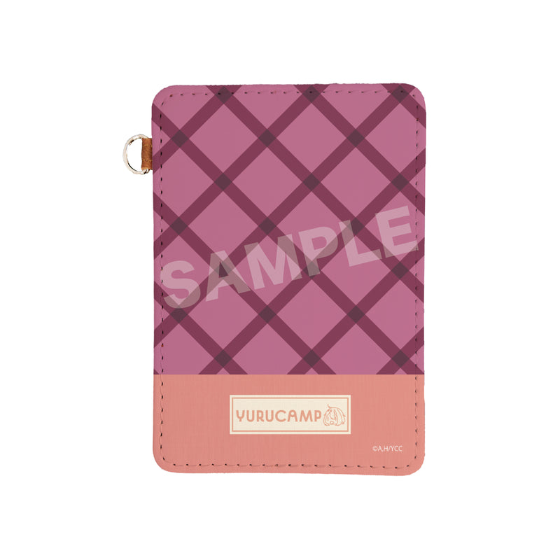 Yurucamp Season 2 CS.FRONT Leather Pass Case