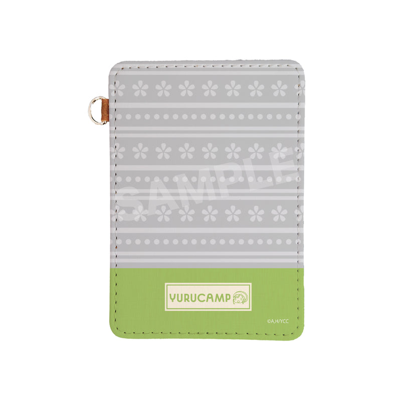 Yurucamp Season 2 CS.FRONT Leather Pass Case