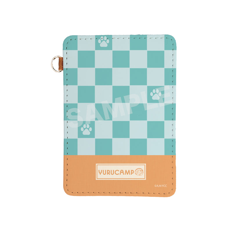 Yurucamp Season 2 CS.FRONT Leather Pass Case