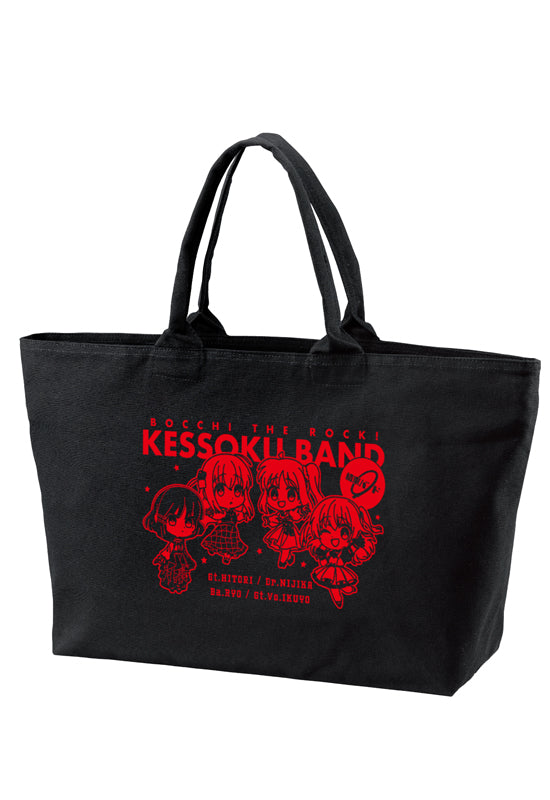 Bocchi the Rock! armabianca Kessoku Band Chibi Chara Red Dress Ver. Big Zip Tote Bag