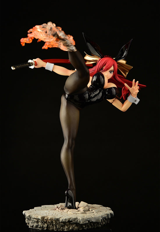 FAIRY TAIL Orcatoys Erza Scarlet  HIGH KICKver. Black Bunny