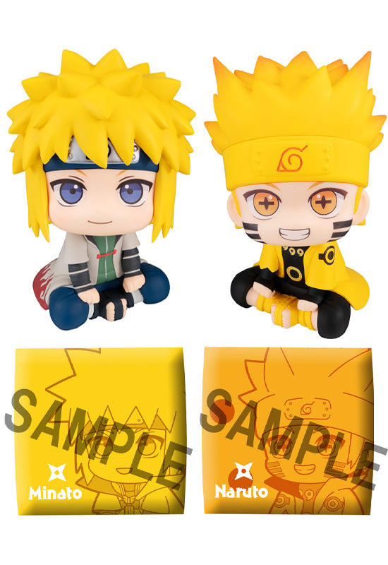 NARUTO Shippuden MEGAHOUSE Lookup Naruto Uzumaki Six Paths Sage Mode & Minato Namikaze【with gift】