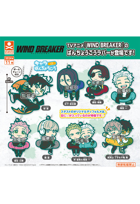 Wind Breaker Stand Stones Chara Bandage Rubber Mascot