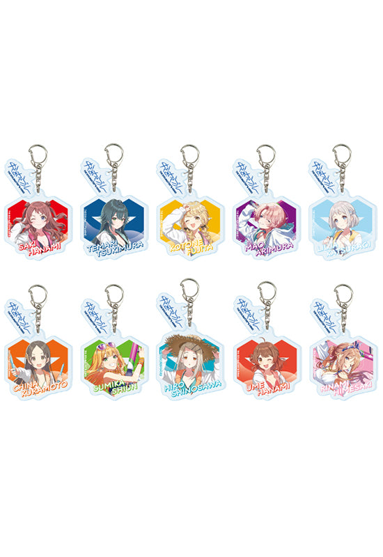 Gakuen Idolmaster A3 Acrylic Key Chain with Parts 01 2024 Summer Ver. (1 Random Character)