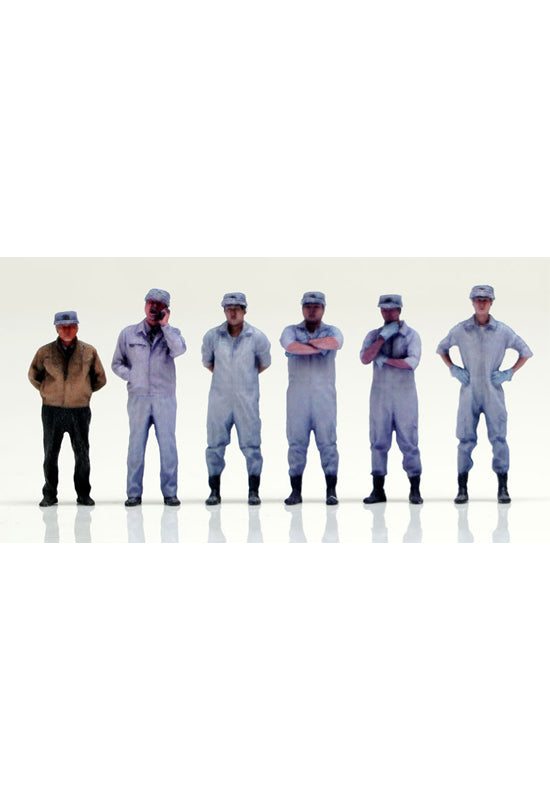 Mobile Police PATLABOR Genco x figreal 1/60 Scale Figure Shinohara Heavy Industries Employee 6 Set