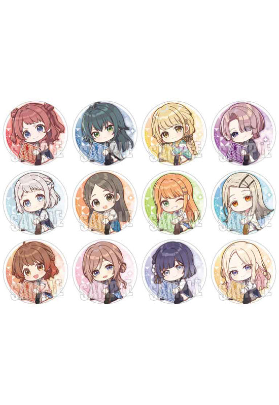 Gakuen Idolmaster Bell House Trading Can Badge GyuGyutto