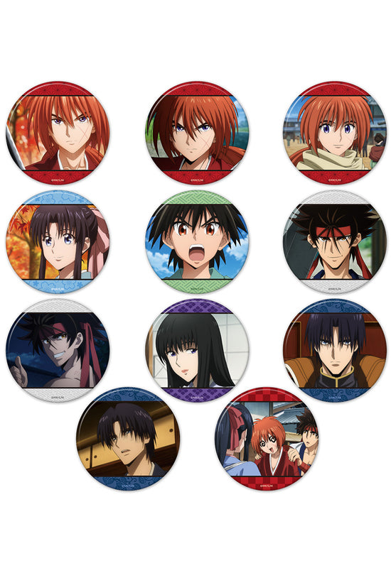 Rurouni Kenshin: Meiji Swordsman Romantic Story azumaker Trading Can Badge