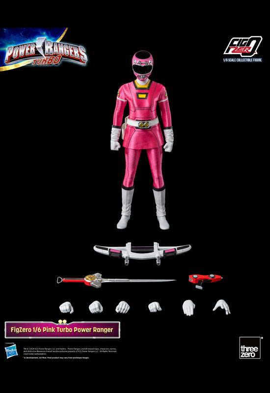 Power Rangers Turbo threezero FigZero 1/6 Pink Power Rangers