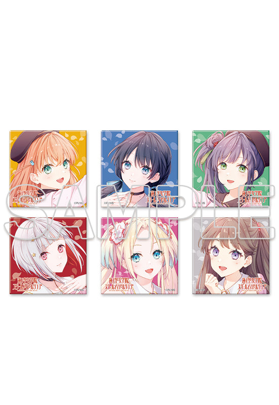 Hasu no Sora Jogakuin School Idol Club KADOKAWA Square Can Badge Set Ver. Dream Believers