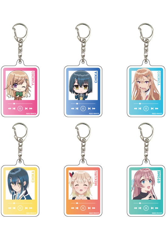 The Many Sides of Voice Actor Radio A3 Acrylic Key Chain 01 Official & Original Illustration