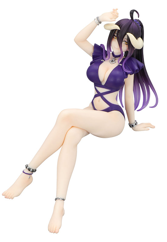 OVERLORD FURYU Noodle Stopper Figure -Albedo Swimsuit Dark Purple Color ver.-