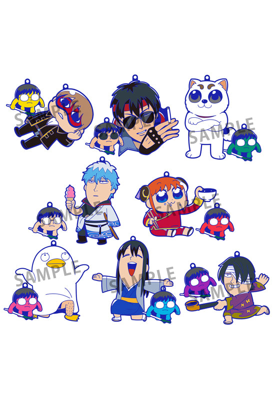 Gintama x Okawabukubu MEGAHOUSE Gintama Oshanti Rubber Mascot （Repeat）