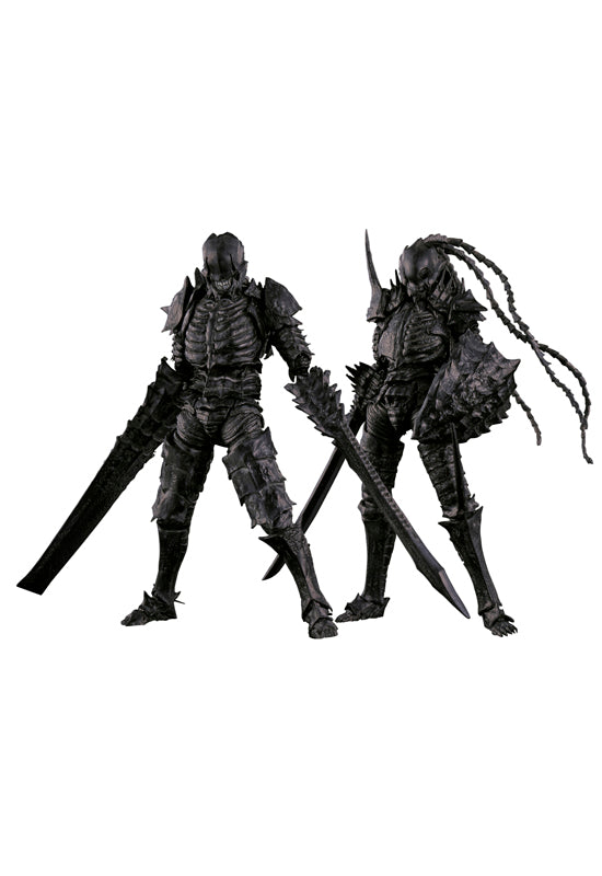 ABARA: T.E.S.T × UNION CREATIVE 1/12 Black Gaunas Kudou Denji & Nayuta Action Figures