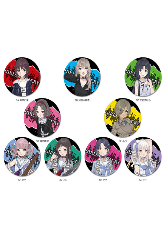 Girls Band Cry Sync Innovation Vol. 2 Leather Badge (Round)