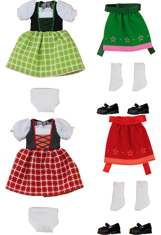 Nendoroid Doll Good Smile Company Nendoroid Doll Outfit Set: World Tour Germany - Girl (Green/Red)