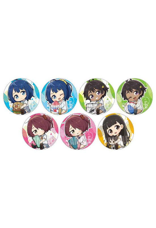 Too Many Losing Heroines! Bell House GyuGyutto Trading Can Badge