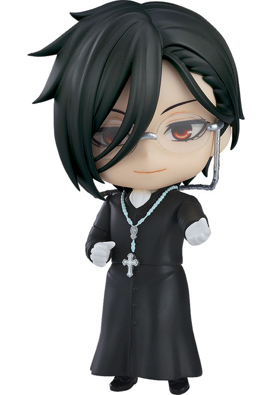 2670 Black Butler: Boarding School Arc Nendoroid Sebastian Michaelis: Sapphire Owl Ver.