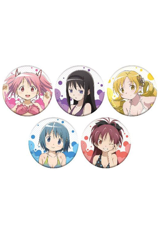 Puella Magi Madoka Magica Movic Hologram Chara Badge Collection Swimwear