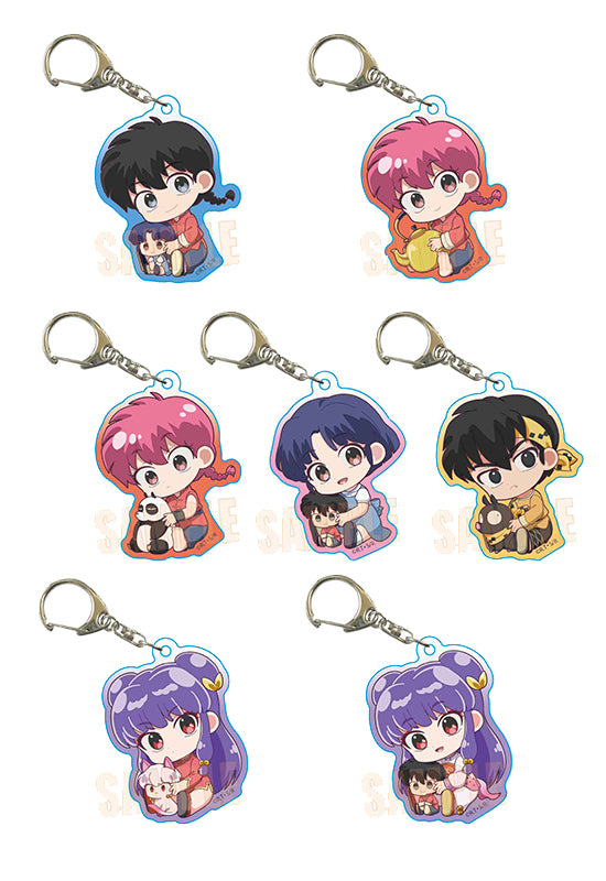 Ranma 1/2 Bell House GyuGyutto Acrylic Key Chain