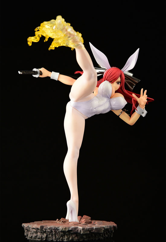 FAIRY TAIL Orcatoys Erza Scarlet  HIGH KICKver. White Bunny