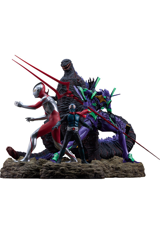 Shin Japan Hero Universe Good Smile Company Shin Japan Heroes Universe Statue Set of Four