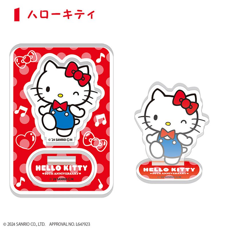 HELLO KITTY F-Toys HELLO KITTY 50TH ANNIVERSARY Acrylic Stand